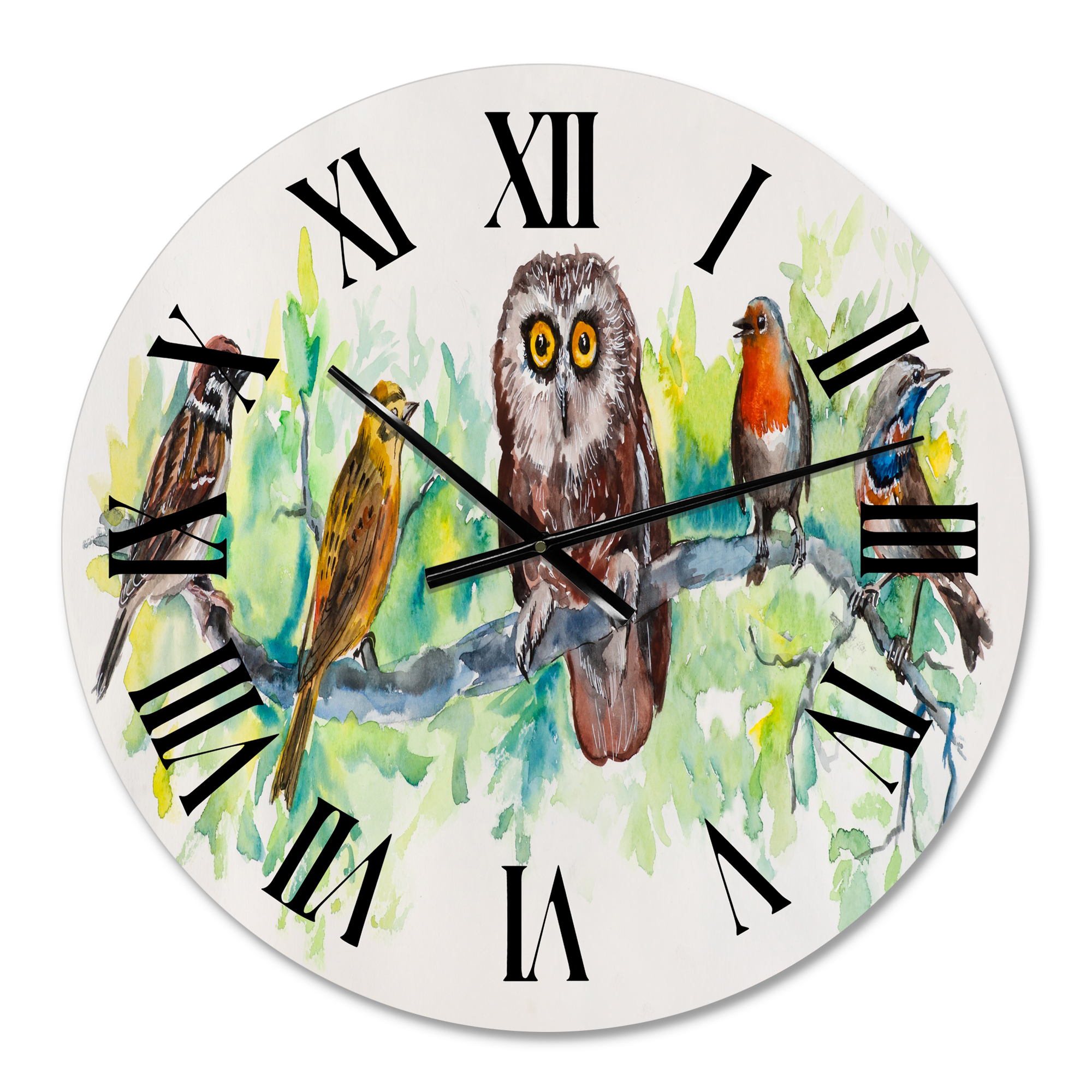Designart 1 in Quartz Traditional Wall Clock
