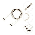 thumbnail image 4 of Unique Bargains Hand-woven Handmade Cord Belt 1 Pc Beige, Deep Brown, 4 of 6