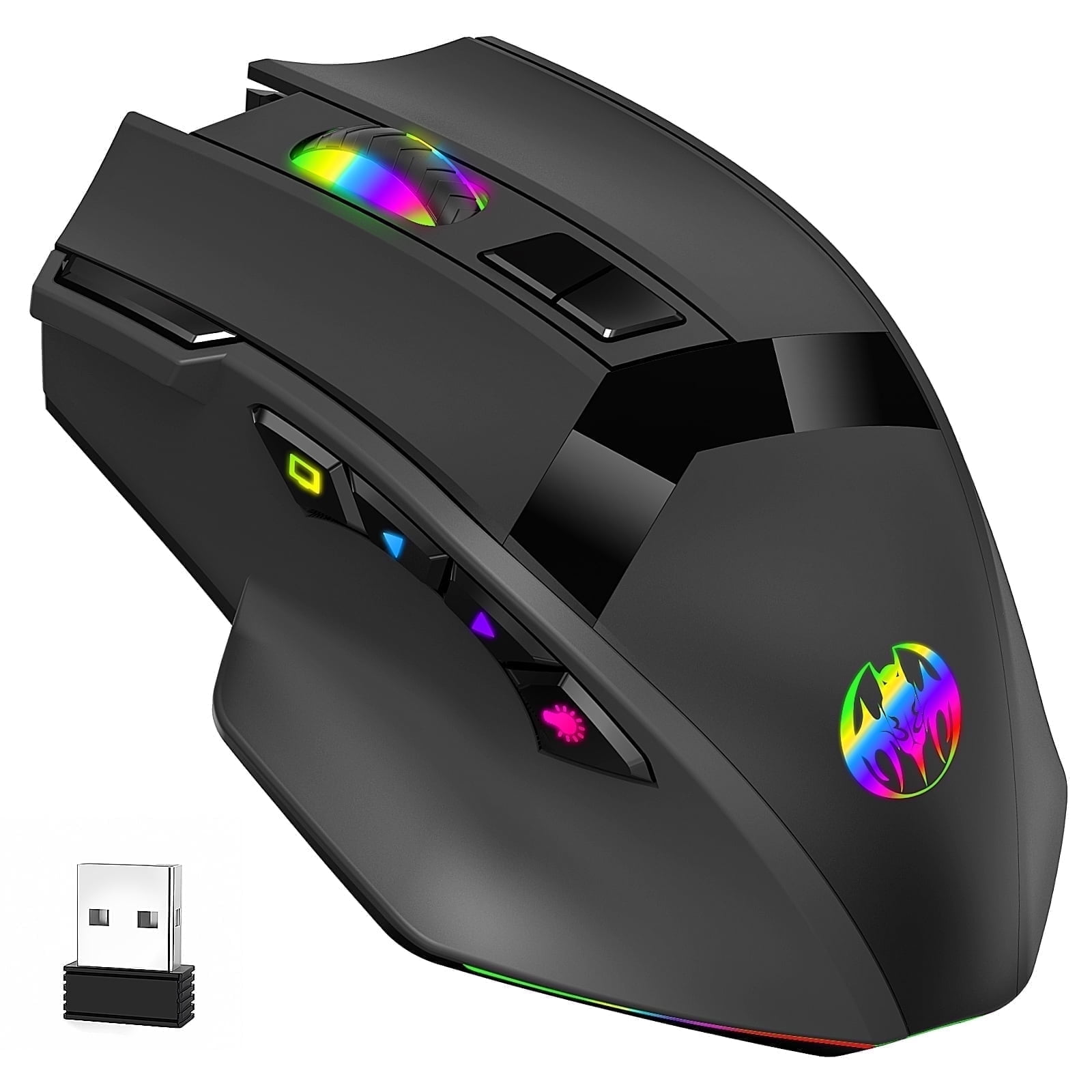 Muzpu Wireless Gaming Mouse, 16000 DPI, Bluetooth & 2.4GHz, RGB photo 1
