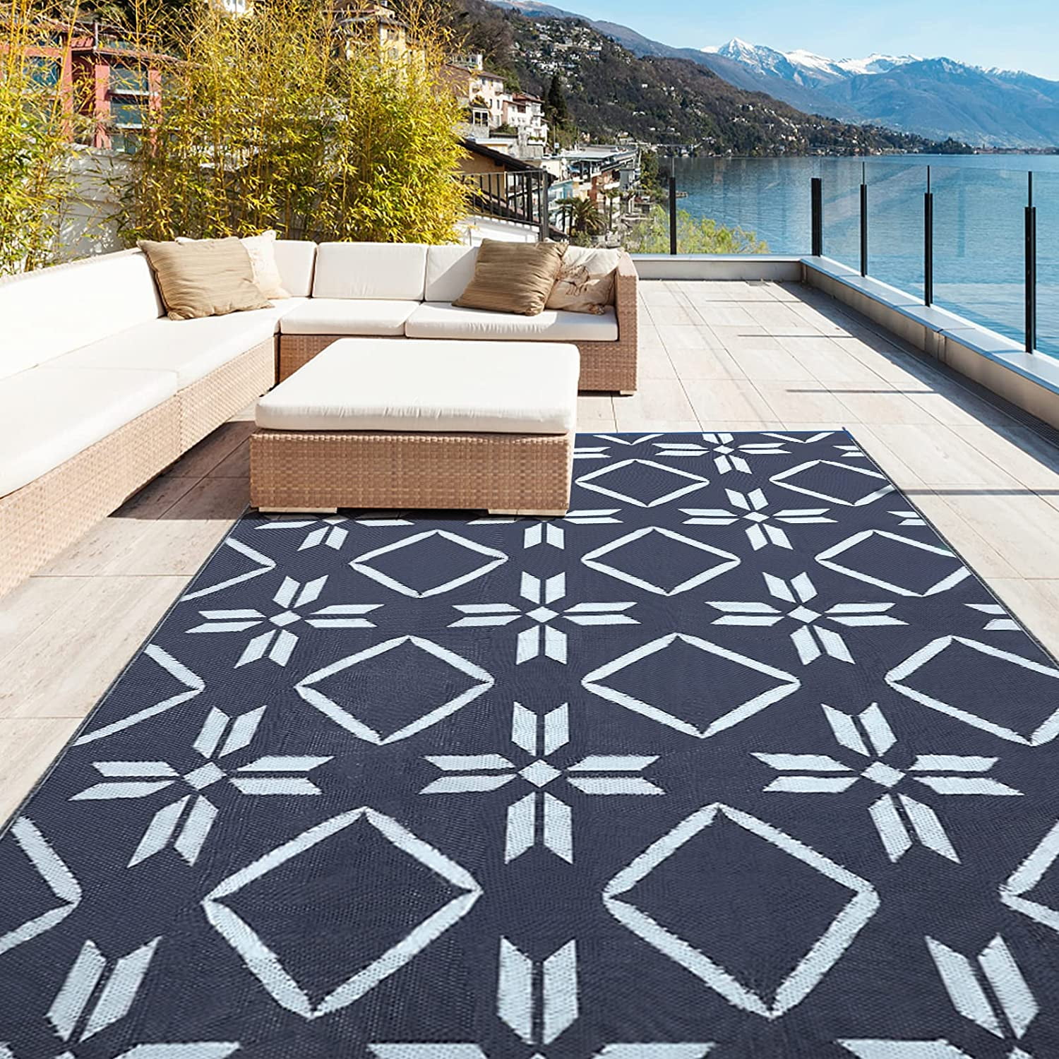Outdoor Rugs 9x12 Patios Clearance, Outdoor Patio Rug Waterproof