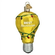 Old World Christmas Glass Blown Ornament for Christmas Tree, Best Electrician (With OWC Gift Box)