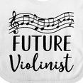 thumbnail image 4 of Inktastic Future Violin Player Violinist Boys or Girls Baby Bib, 4 of 4