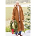 thumbnail image 3 of Woman Within Plus Size Long Hooded Berber Fleece Coat, 3 of 4