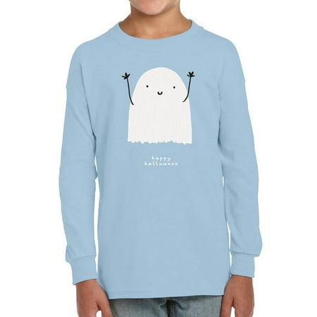 

Happy Halloween Happy Ghost Long Sleeve Toddler -Image by Shutterstock 5 Toddler
