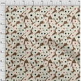 thumbnail image 4 of oneOone Cotton Poplin Brown Fabric Poker Card Craft Projects Decor Fabric Printed By The Yard 42 Inch Wide, 4 of 5