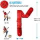 thumbnail image 2 of Correa para guitarra, Strap o Tahali para guitarra acústica, bajo eléctrico, guitarra eléctrica Kidam Cinturón seguridad nylon rojo, 2 of 3