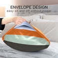 thumbnail image 4 of Yayeee Pillowcase Standard Size Set of 2 Satin Wrinkle Resistant Pillow Case, Stripes and Circle, 4 of 7