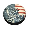 thumbnail image 4 of LNWH 4th of July Vintage Poster Art Pattern Waterproof Spare Tire Cover, Universal Spare Tire Wheel Covers 17 inch, 4 of 8