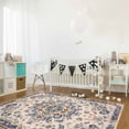 thumbnail image 3 of Area Rugs Indoor Non-Slip Rectangle Rug 2.7x5 Ft Boho Tribal Vintage Style Flowers Rug Rubber Backing Floor Mats Non Shedding Home Decor Carpet for Entryway Living Room, 3 of 8