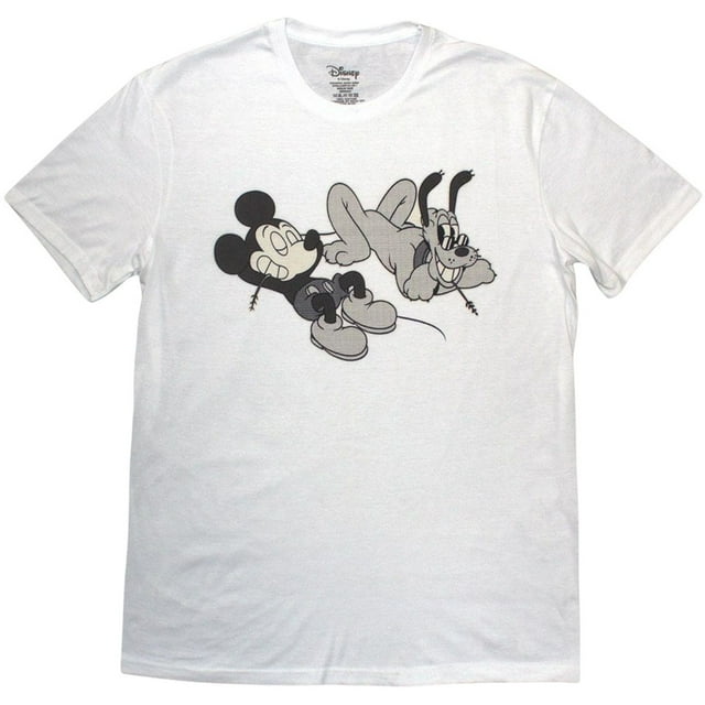 Disney T-Shirt Relax pour Adulte Mickey et Pluto