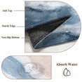 thumbnail image 6 of Summer Ocean Round Area Rug 6Ft Washable Circle Rugs for Bathroom Office, Coastal Sea Waves Beach Ombre Blue Non-Slip Carpet Floor Mats Indoor Outdoor Carpet Runner Aesthetic Home Decor, 6 of 8