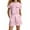 Pink, variant on CAIXIA Summer Outfits For Girls Girls Fashion Letter Print Casual Loose Fit Short Sleeve Top and Shorts Summer Outfit Set for Kids,9-10 Years