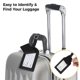 thumbnail image 3 of 2025 Latest Model Luggage Tags, 4PCS Leather Luggage Labels with Name ID Card, Easy-to-Attach, 3 of 5