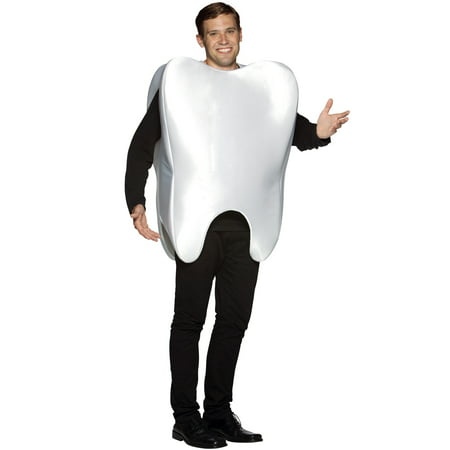 Mr. Molar Men's Adult Halloween Costume, One Size,