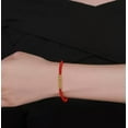 thumbnail image 5 of K-KED Pure 24K Yellow Gold Bracelet For Women 4mm Polish Bead Red String Handmade Link-1PCS Bead, 5 of 6