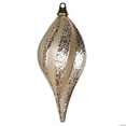 thumbnail image 1 of Vickerman 12'' Champagne Glitter Swirl Drop Christmas Ornament, 1 of 1