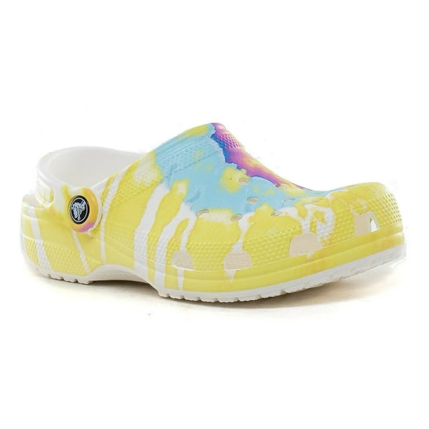 Sandalias Crocs Mujer Classic Tie-Dye Graphic Clog Multicolor