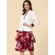 thumbnail image 3 of Conjunto de 2 Piezas Allegra K con estampado de lazo para Mujer Rojo M, 3 of 6