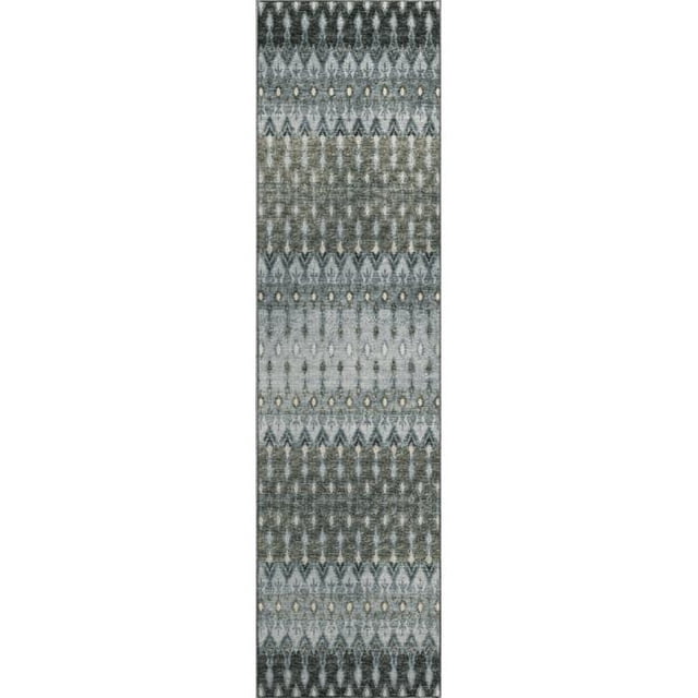 Dalyn Rug BR1MB2X8 2 Pi 3 Po x 7 Pi 6 Po Brisbane BR1 Runner Area Rug&44; Bleu Minéral