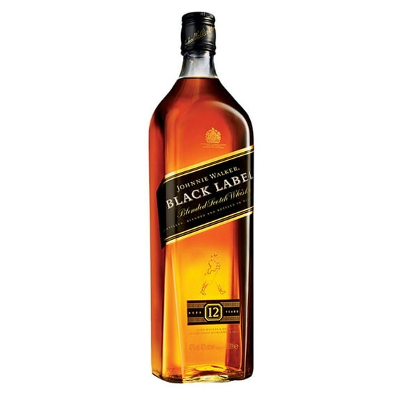 Pack de 2 Whisky Johnnie Walker Blend Black Label 1 L Johnnie Walker Blend Black Label