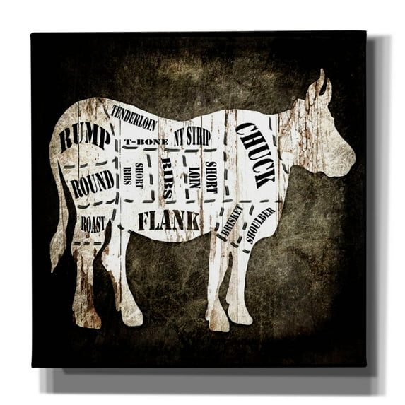 Epic Graffiti 'Butcher Shop II' by Lightbox Journal, Canvas Wall Art, 37"x37"