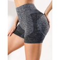 thumbnail image 3 of High-Waist Butt-Lifting Yoga Shorts 4-Pack Pink, 3 of 5