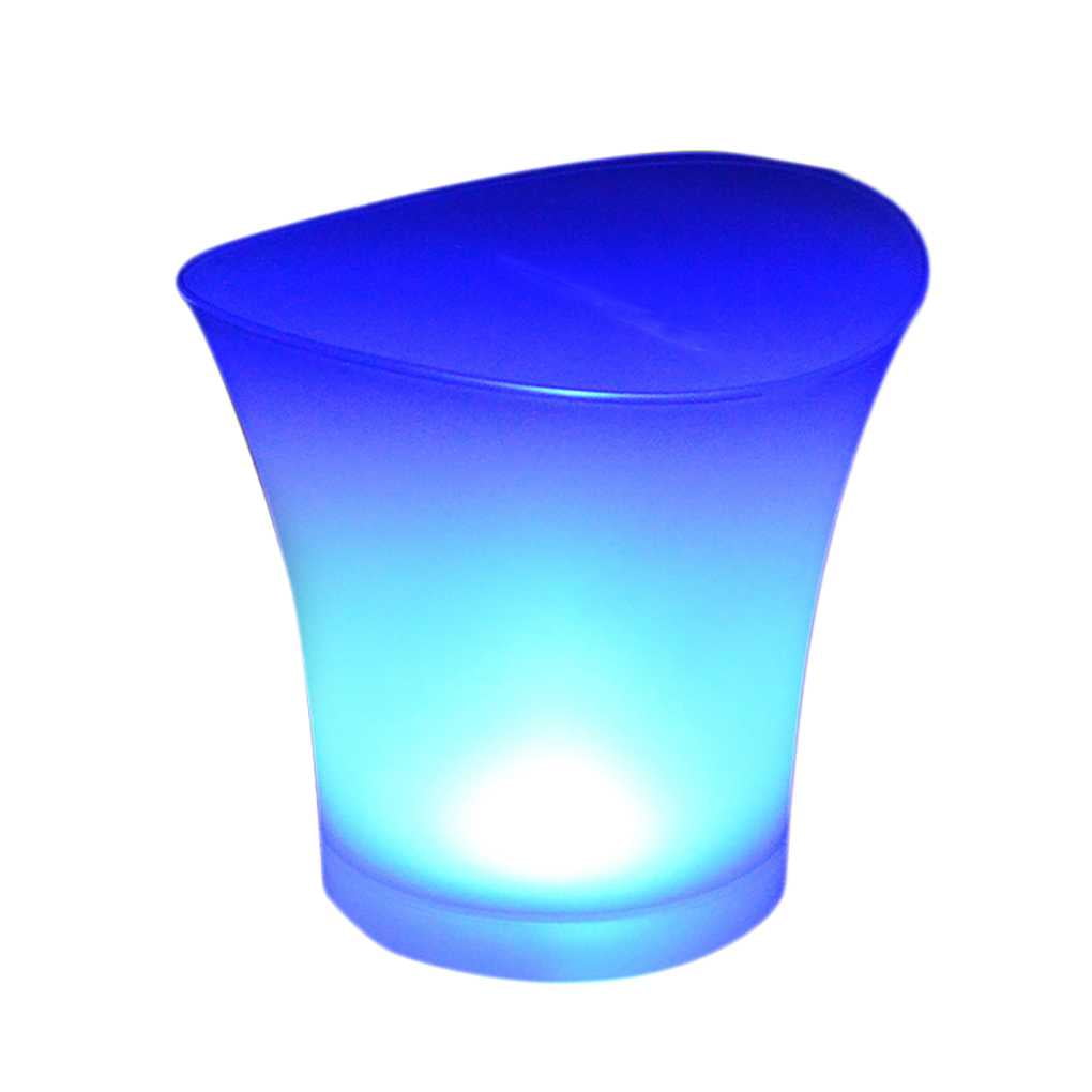 5L Plastic Ice Bucket Champagne LED Lighting Ice ice container Lighting