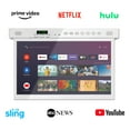thumbnail image 3 of Sylvox 15.6” Under Cabinet Smart TV ,Rotated Folded,1080P 12V Google Television for Kitchen,Google Assistant,Chromecast,Wireless Connectivity, 3 of 10