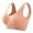 Pink -AN20, variant on Dwellite Women's Seamless Wireless Sports Bras Breathable Mesh High Support Comfort Bras Everyday Bra for Yoga Sleep Pink L