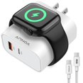 thumbnail image 1 of Adaptador VONUV 3 en 1 para Apple Watch, carga rápida USB-C de 20 W, 1 of 7