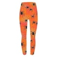 thumbnail image 3 of YOIAVAIOY Yoga Pants for Women High Waisted Halloween Leggings Pumkin Ghost Graphic Print Workout Running Athletic Tights Buttery Soft Milk Silk Legging Multicolor#10 S, 3 of 4