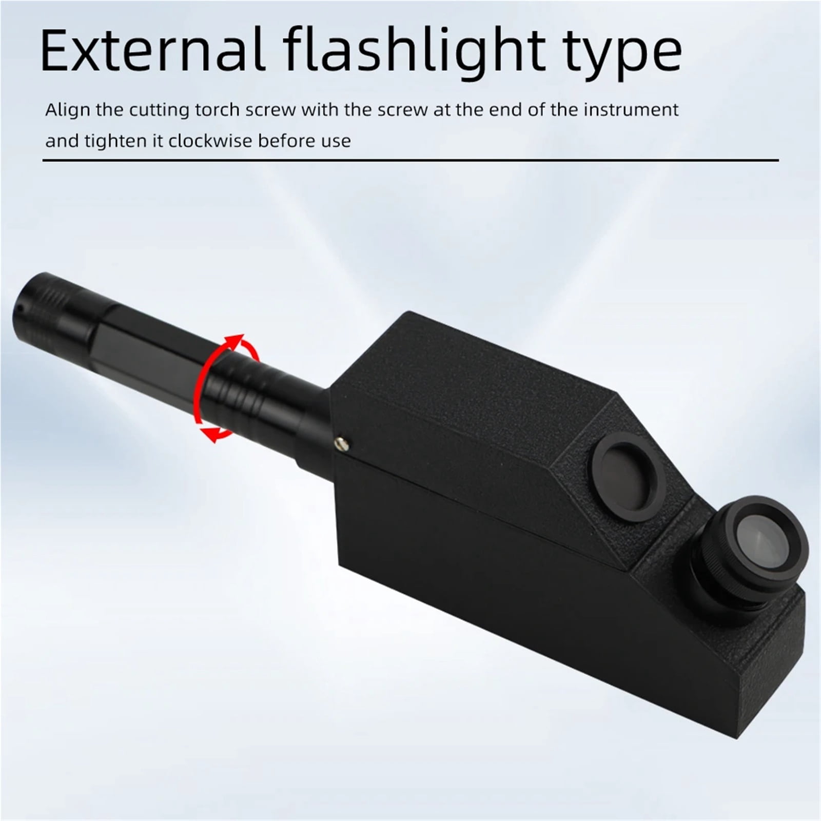Refractometer Ruby Jade Diamond Jewelry Refracto Meter Professional Appraisal Tools with Refracting Oil Light