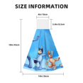 thumbnail image 3 of Johaoi Bluey Print Hand Bath Towels,Decorative Bathroom Towels for Gym Shower Hotel and Spa,14'' x 15'', 3 of 7