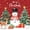 Christmas 04, variant on Manfei Bright Pink Christmas Quilt Full,Happy Xmas Full Bedspread Sets,3-Piece,1 Coverlet and 2 Pillowcases