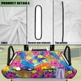 thumbnail image 6 of Uorisanigo Golf Cart Seat Cover, Universal Colorful Hibiscus Tropical Golf Cart Seat Blanket for EZGO, Club Car and More 2-Seat Carts, Breathable Fabric Seat Towel with 4 Pockets, 6 of 7
