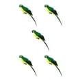 thumbnail image 3 of VONKY Simulation Parrot Statue Party Favors for Tree Yard Patio Home Lawn Wall Green 25x7cm 5Set, 3 of 6