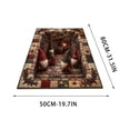thumbnail image 2 of Christmas Area Rug 3D Visual Effect Printed Rectangular Floor Mat for Living Room Indoor Holiday Decoration, 2 of 7