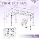 thumbnail image 3 of Mesa de camping plegable Yriuat 91 x 41 cm de altura ajustable, 3 of 6