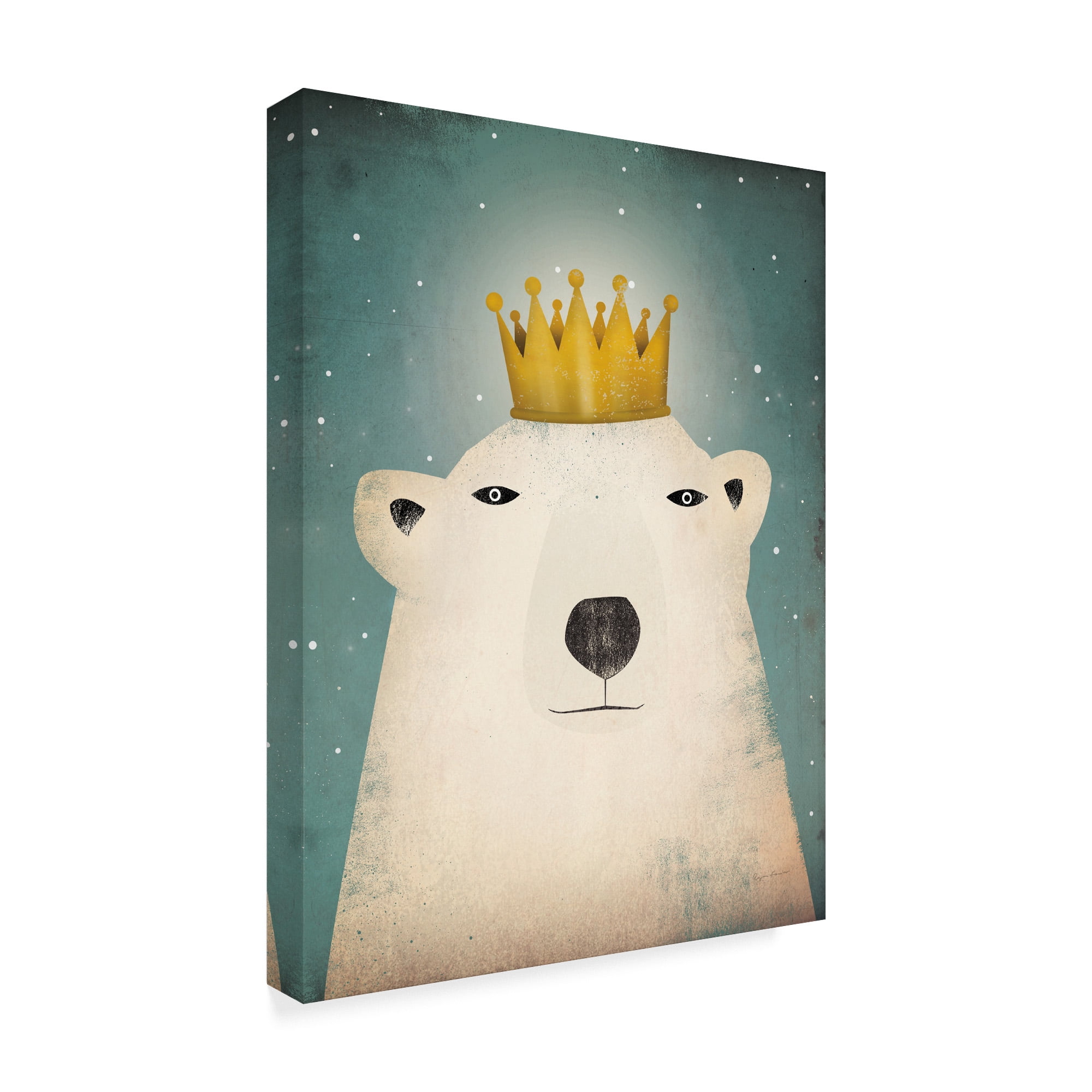 Trademark Fine Art 'Polar King' Canvas Art by Ryan Fowler