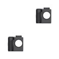 thumbnail image 3 of QualitChoice 1/2/3/5 Portable Remote Control Light Indoor Living Streaming Phone Lamp Selfie Desktop Fill Lights Smartphone Accessories 2PCS, 3 of 6