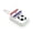 I018- Style R (Croatia), variant on Relaxation Relief Items Squeeze Clicker Squeeze Toys Small Soccer Ball Chain Keychain Squeeze Keychain Desk Toys