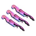thumbnail image 1 of Uxcell 3Pcs 5" Wine Openers Waiter Corkscrew Wine Bottle Opener, Colorful, 1 of 7