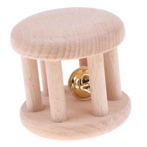 2-10pack Sonajero Educativo Agarrando Desarrollo Juguete 2 piezas Sunnimix Sonajeros de mano de madera