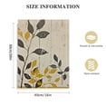 thumbnail image 2 of Nawypu Takfot Leaf Wall Art Yellow Grey Leaves Canvas Painting Vintage Botanical Pictures Rustic Plants Artwork Home Decor Stretched and Framed Artwork for Bathroom Living Room, 2 of 5