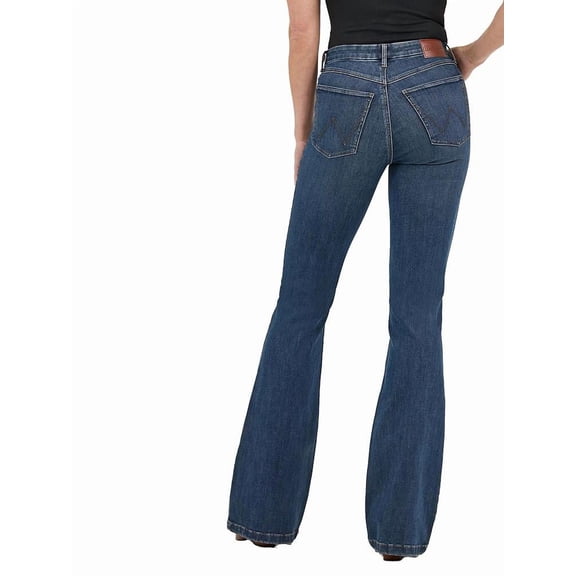 Wrangler Womens BeSpoke Raelyn Flare Jean 34x34 Denim