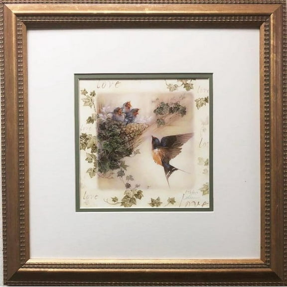 Lena Liu "Love" Hand Signed Limited Edition Custom Framed Art Generic