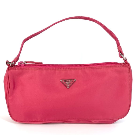 Pre-Owned PRADA Prada MV633 Triangle Logo Plate Bag Shoulder Handbag Accessory Pouch Nylon...