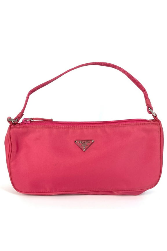 Pre-Owned PRADA Prada MV633 Triangle Logo Plate Bag Shoulder Handbag Accessory Pouch... (Good)