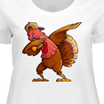 thumbnail image 4 of Inktastic Dabbing Turkey Thanksgiving Women's Plus Size T-Shirt, 4 of 5