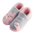 thumbnail image 5 of KANG Slippers With Cat Design Cozy Fleece Lined Winter Shoes For Indoor Outdoor Comfort, 5 of 7